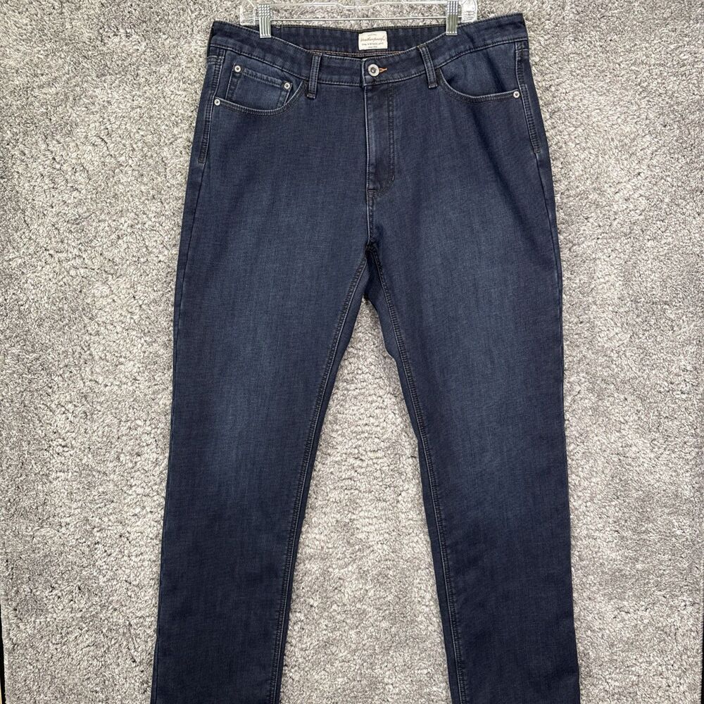 Weatherproof Vintage Fleece Lined Jeans Dark Wash Men’s 38 X 34 Denim Insulated